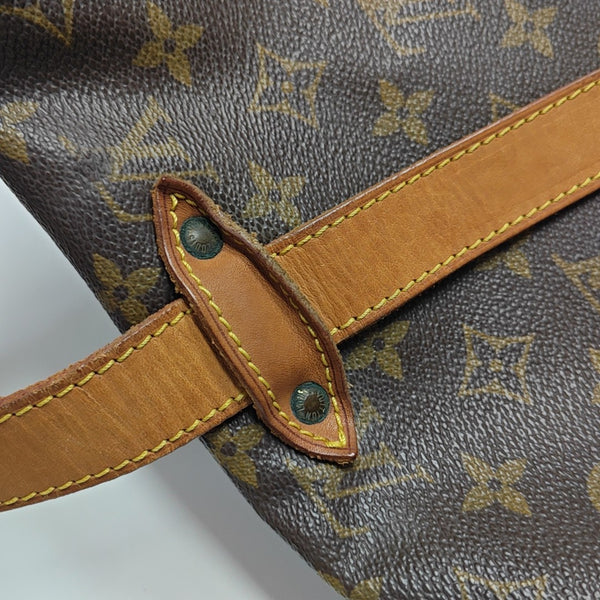 SAUMUR 35 Monogram Coated Canvas Brown