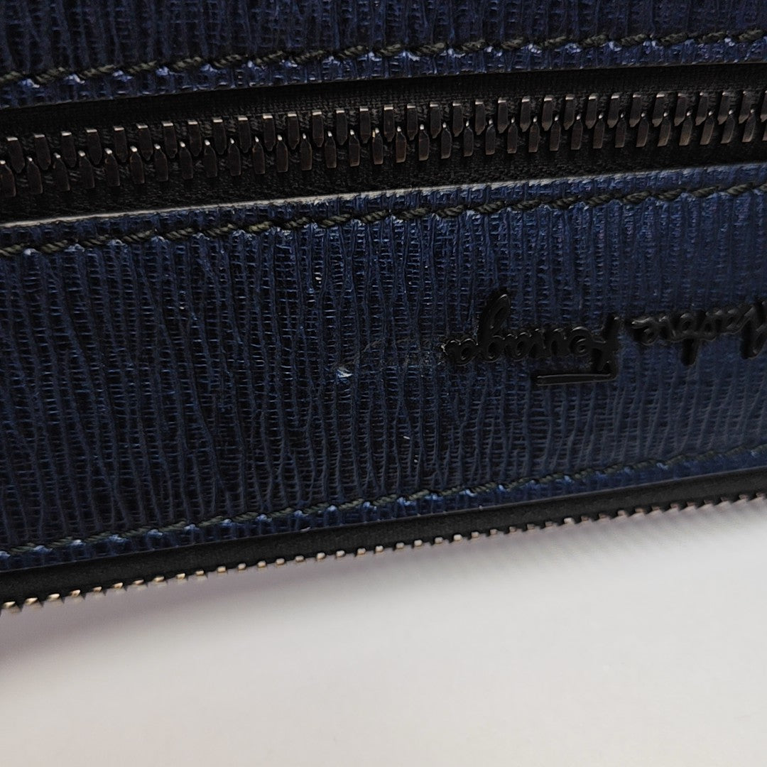 Calfskin Clutch Blue