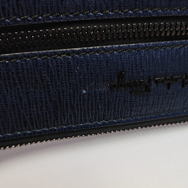 Calfskin Clutch Blue