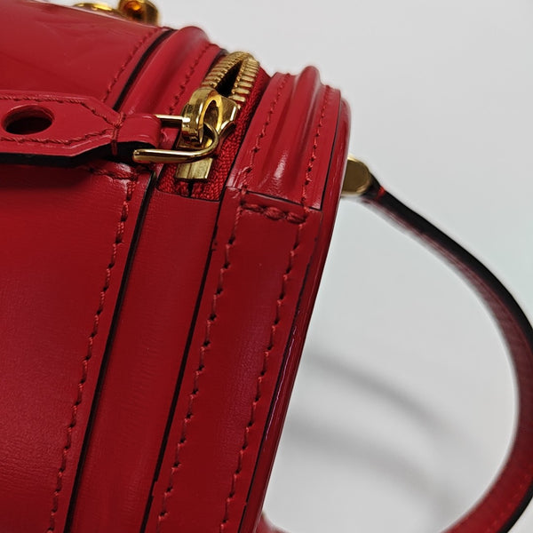 CANNES Monogram Patent Leather Red