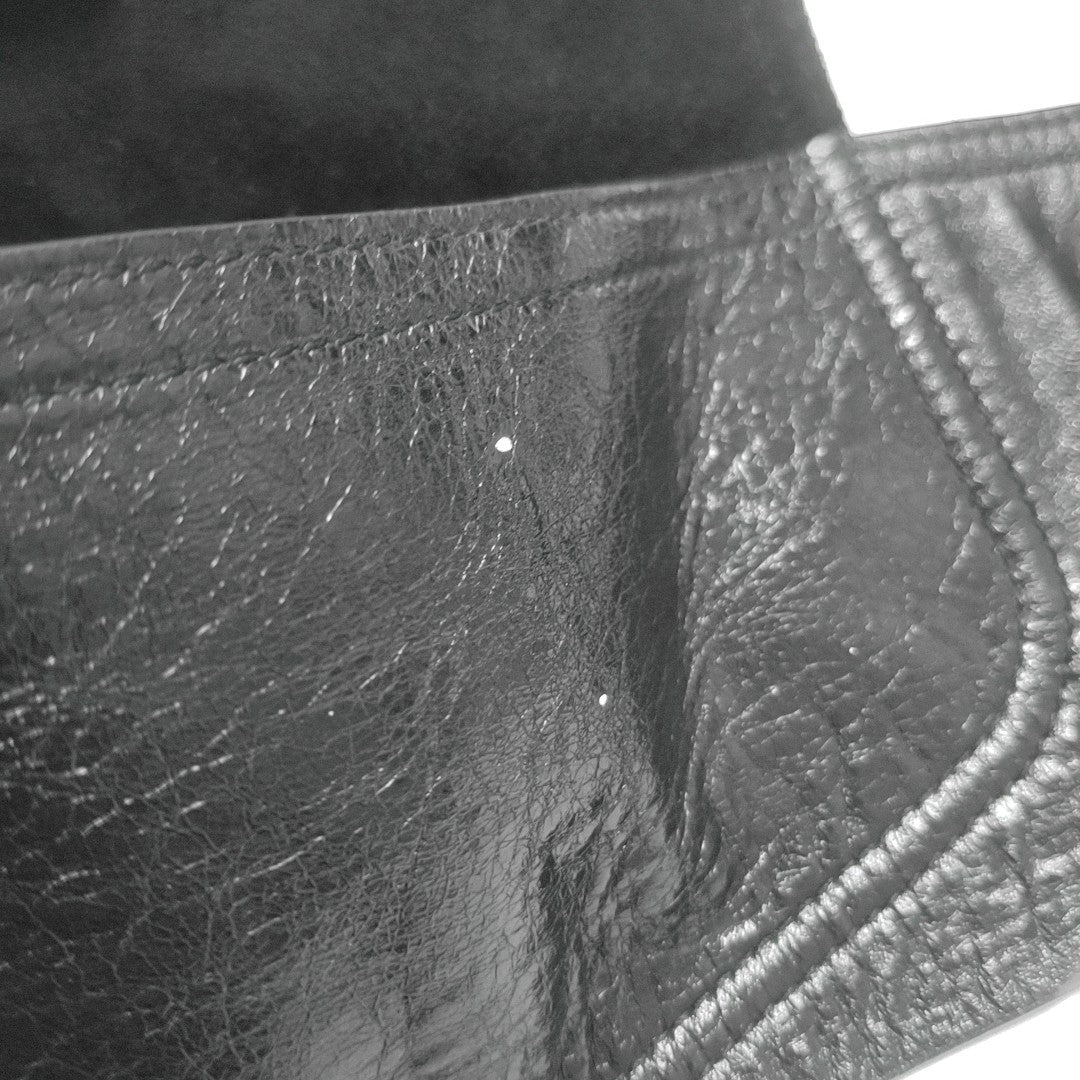 Saddle Small Calfskin Black