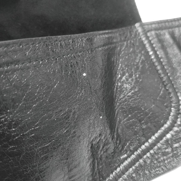 Saddle Small Calfskin Black