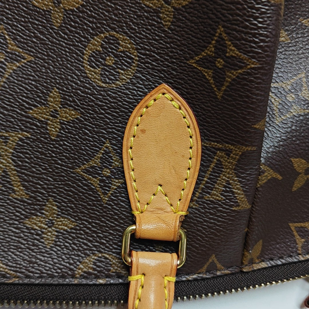 TURENNE Monogram Coated Canvas Brown