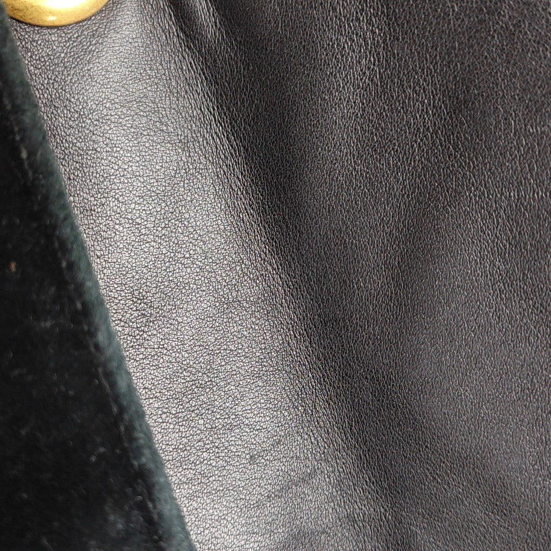 GG Marmont Medium Quilted Velvet Black