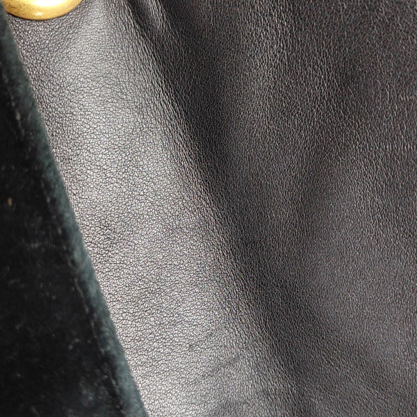 GG Marmont Medium Quilted Velvet Black