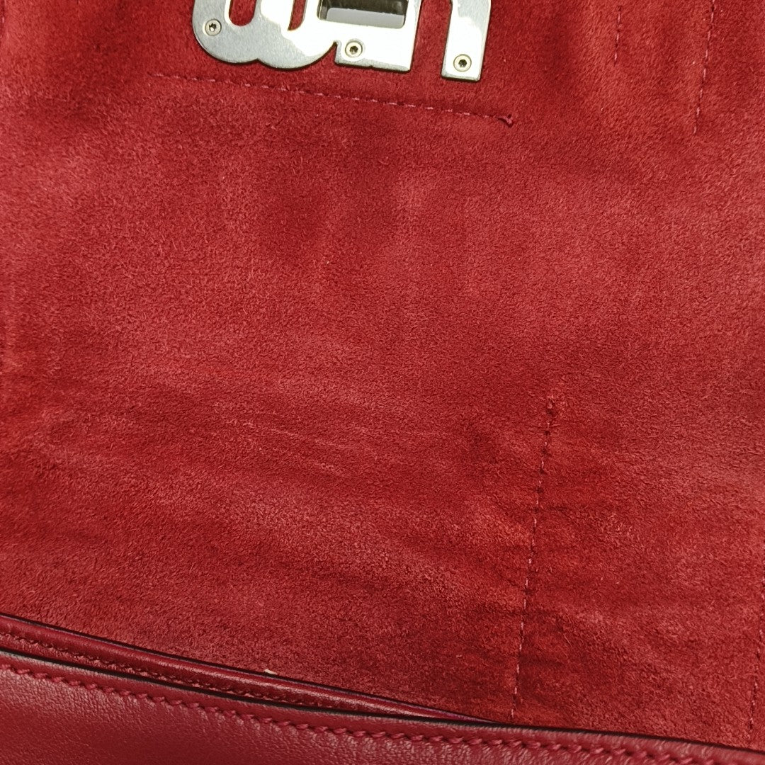Grace Lux Calfskin Red