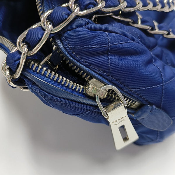 Quilted Nylon Blue