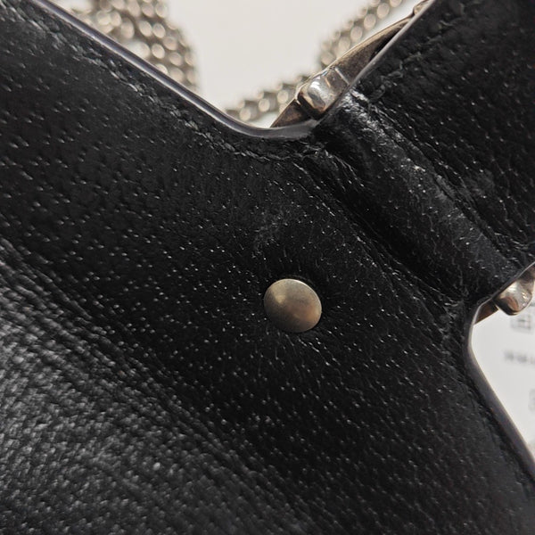 Dionysus Super Mini Monogram Denim Black