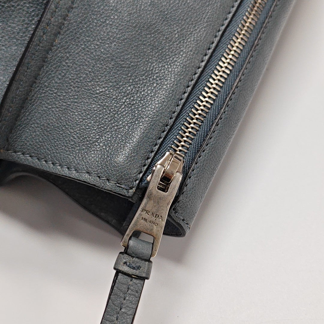 Etiquette Calfskin Blue
