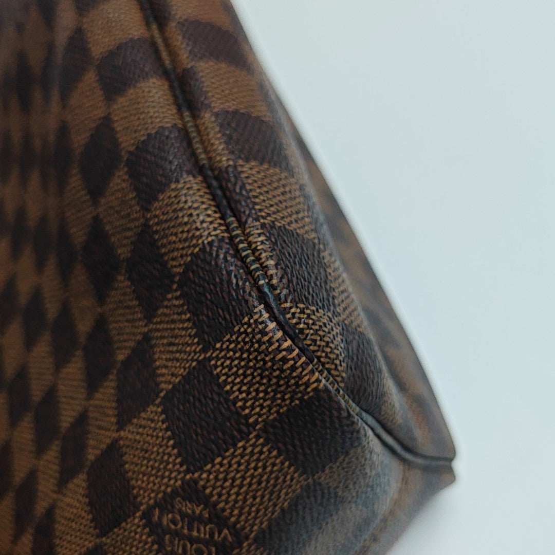 NEVERFULL MM Damier Ebene Coated Canvas Brown