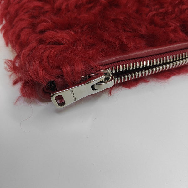 Horsehair Clutch Red