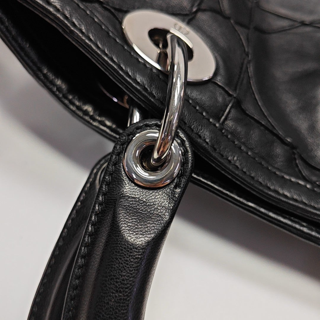 Granville Quilted Lambskin Black