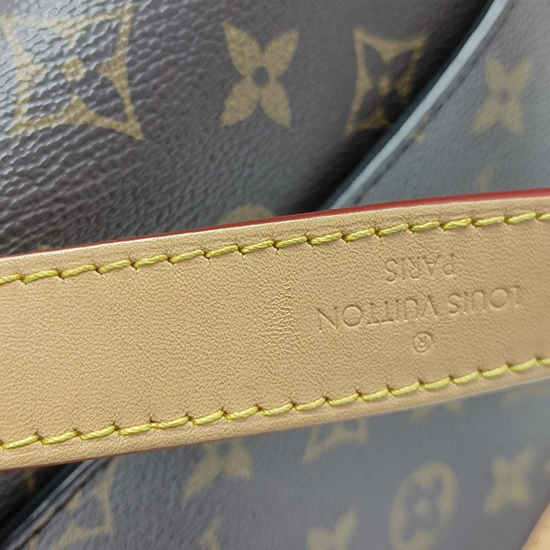 DIANE Monogram Coated Canvas Brown