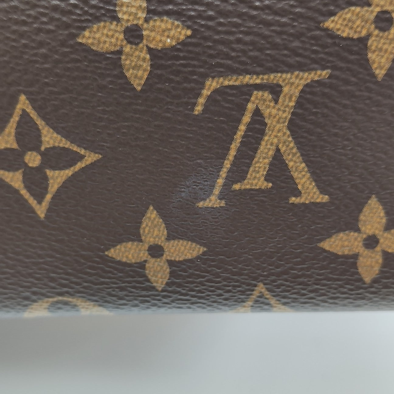 LOCKY BB Monogram Coated Canvas Brown