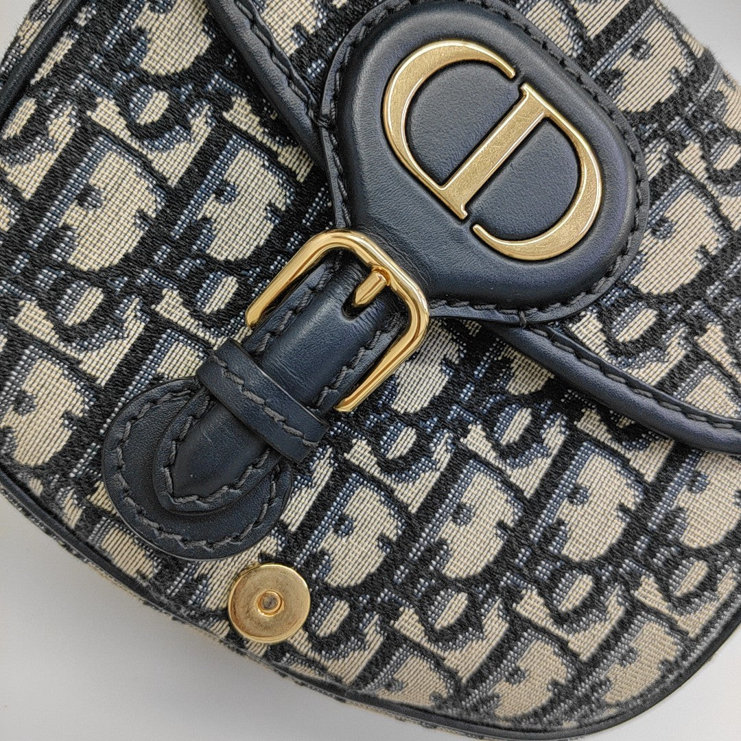 Bobby Small Oblique Canvas Blue