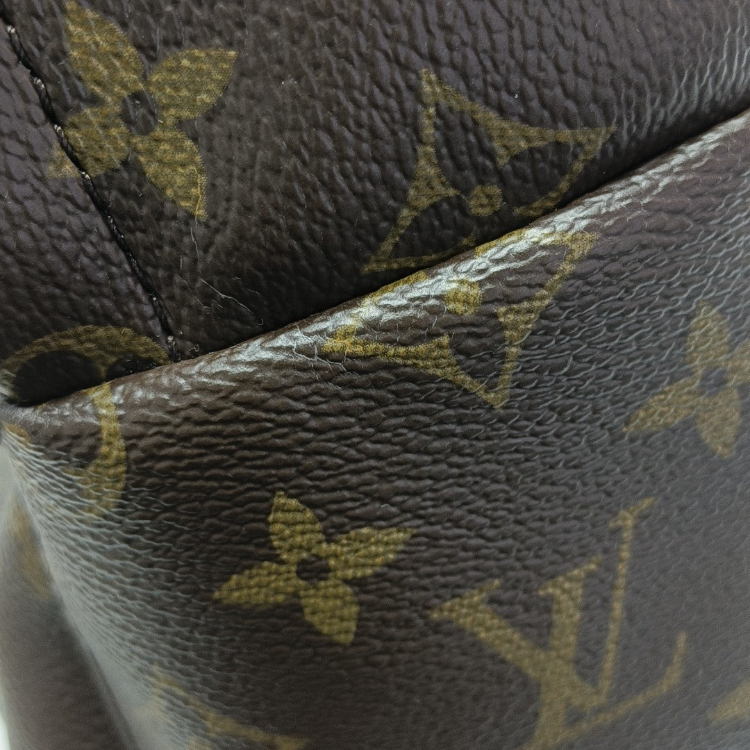 PALM SPRINGS Mini Monogram Coated Canvas Brown