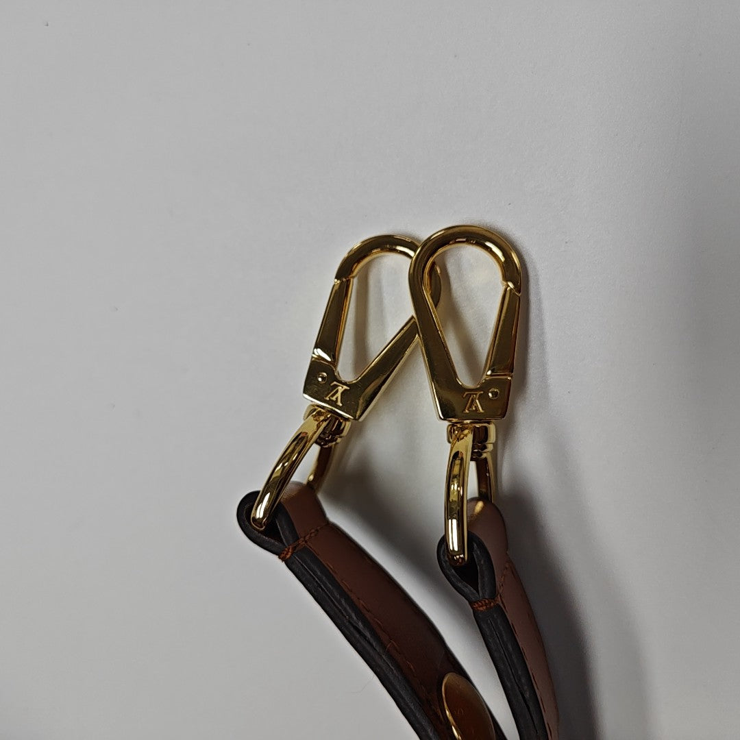 DAUPHINE MM Monogram Coated Canvas Brown