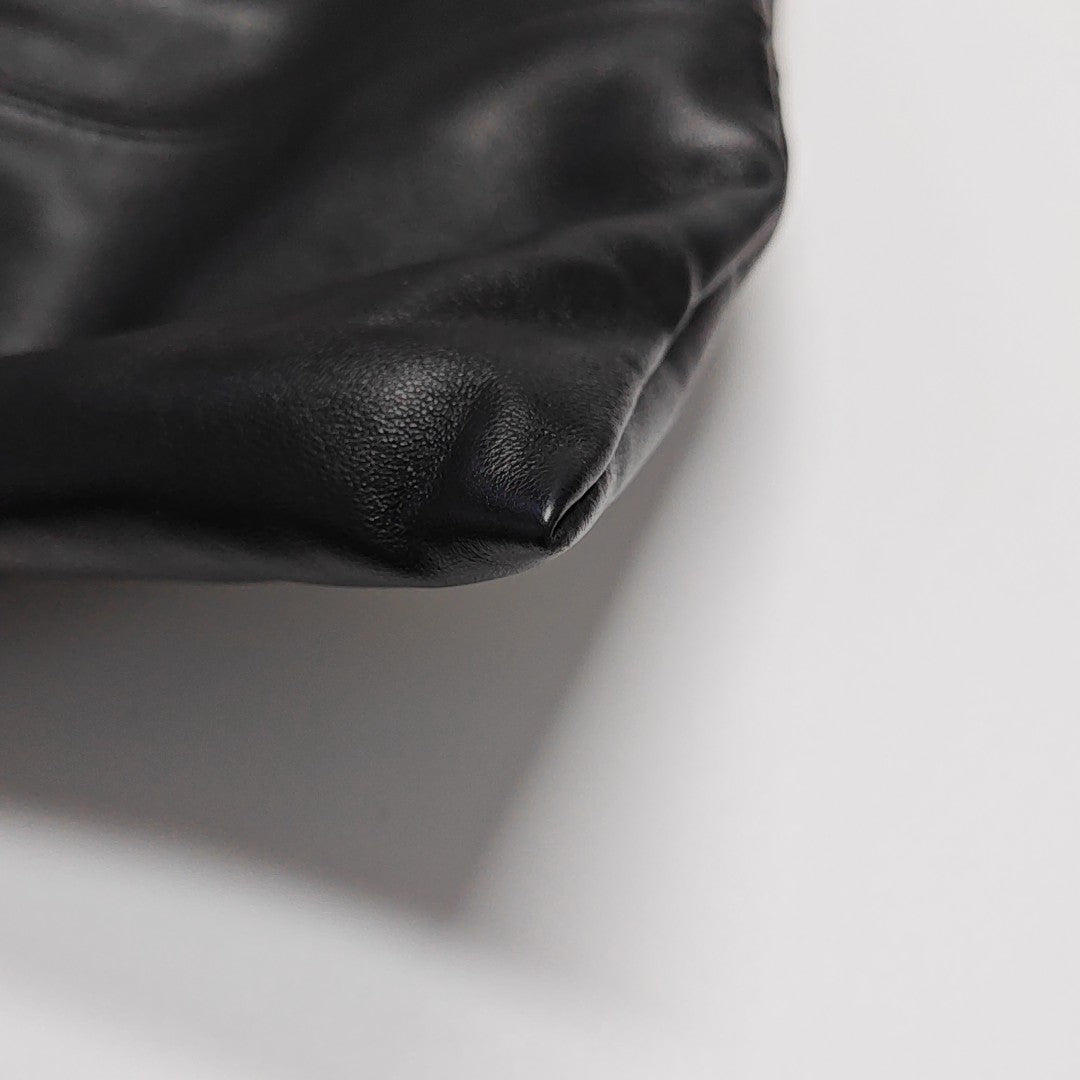 CRYSTAL POUCH Lambskin Black