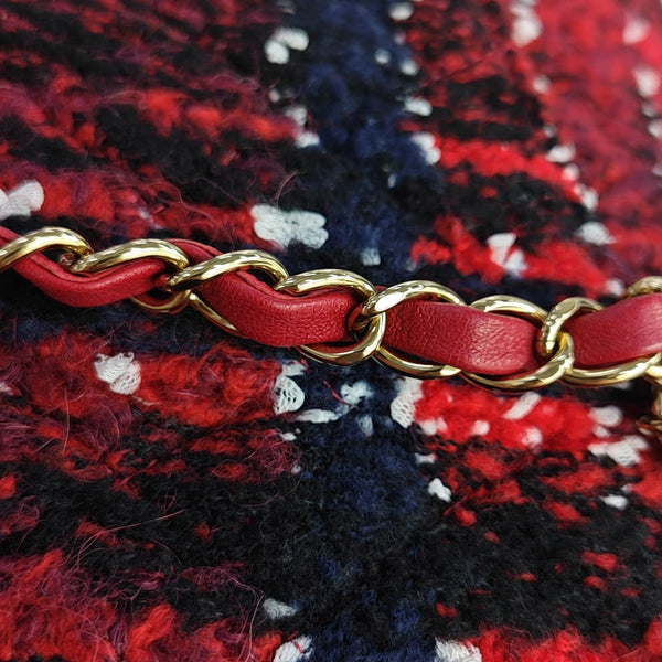 CLASSIC FLAP Medium Fabric Red
