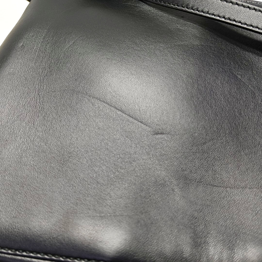 Authenticated pre-owned  By The Way Calfskin Black - Backpack at Looply