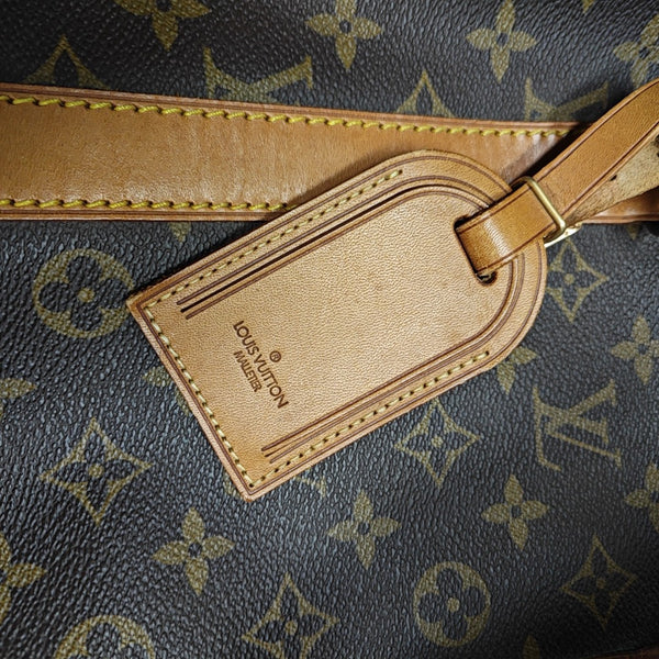 SAC SOUPLE 55 Monogram Coated Canvas Brown