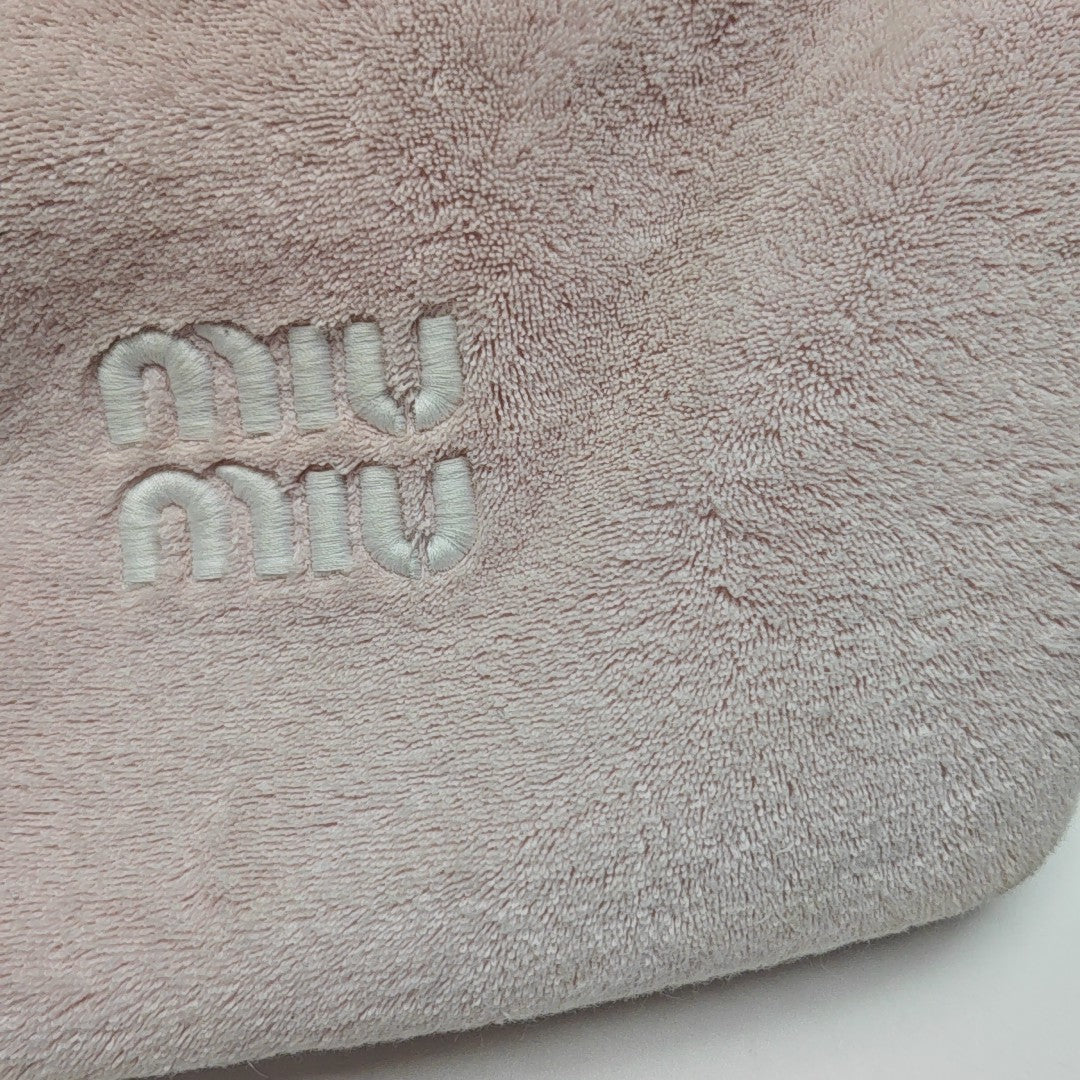 Fabric Top Handle Bag Mini Pink