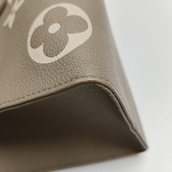 ONTHEGO MM Monogram Calfskin Gray