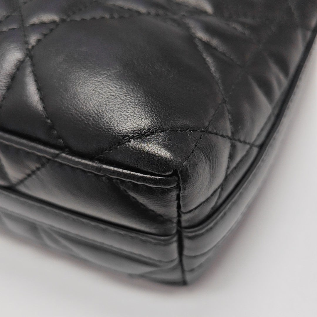 Miss Caro Mini Cannage Lambskin Black