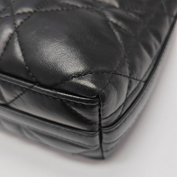Miss Caro Mini Cannage Lambskin Black