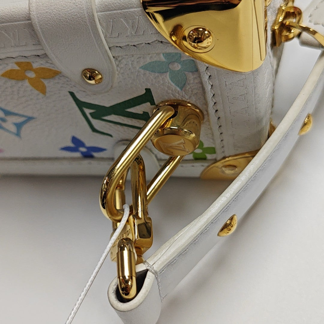 LV × TM SIDE TRUNK MM Monogram Calfskin White