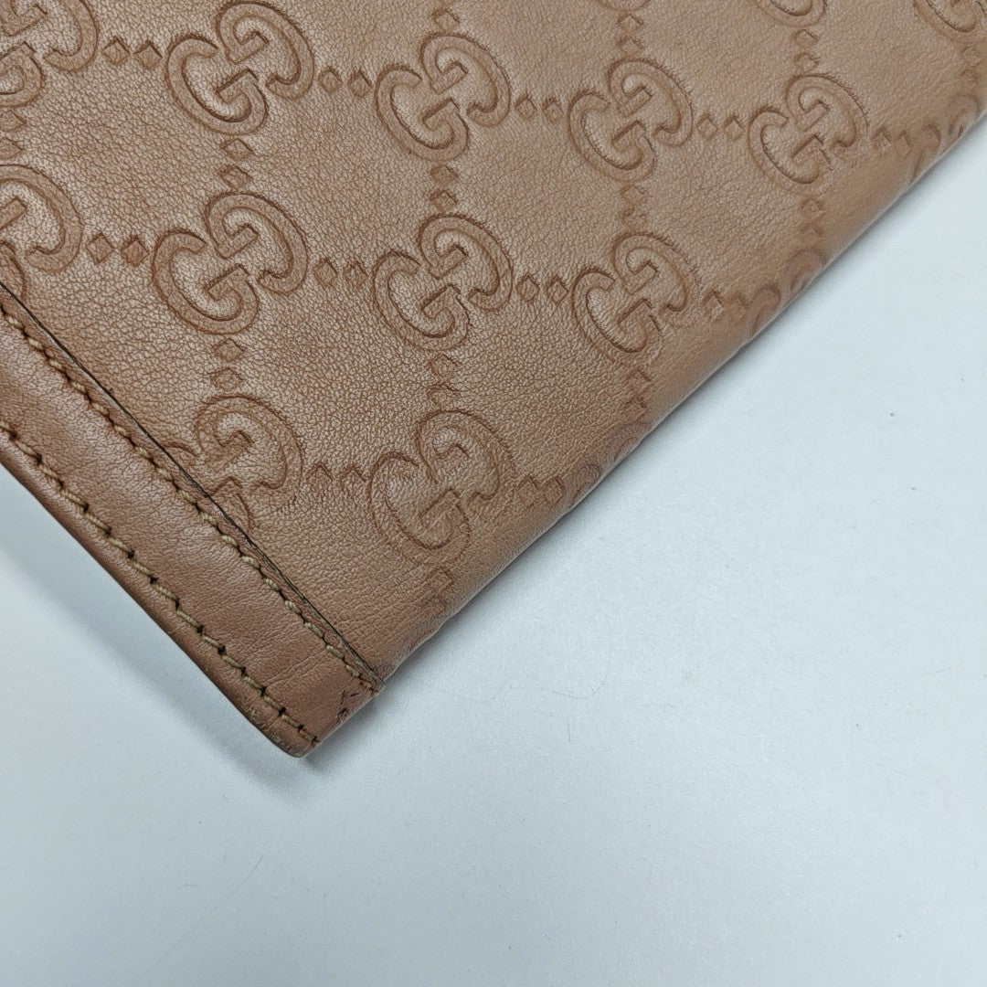 Monogram Calfskin Wallet Pink