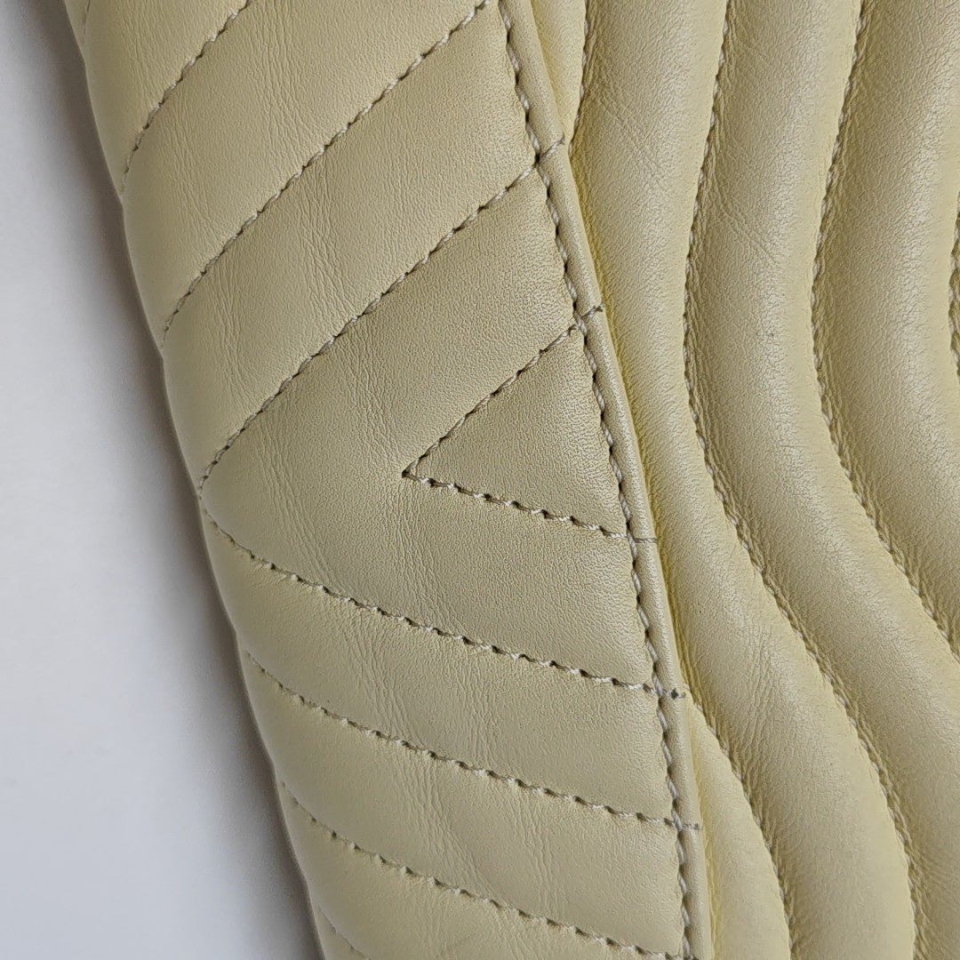 NEW WAVE Quilted Calfskin Yellow