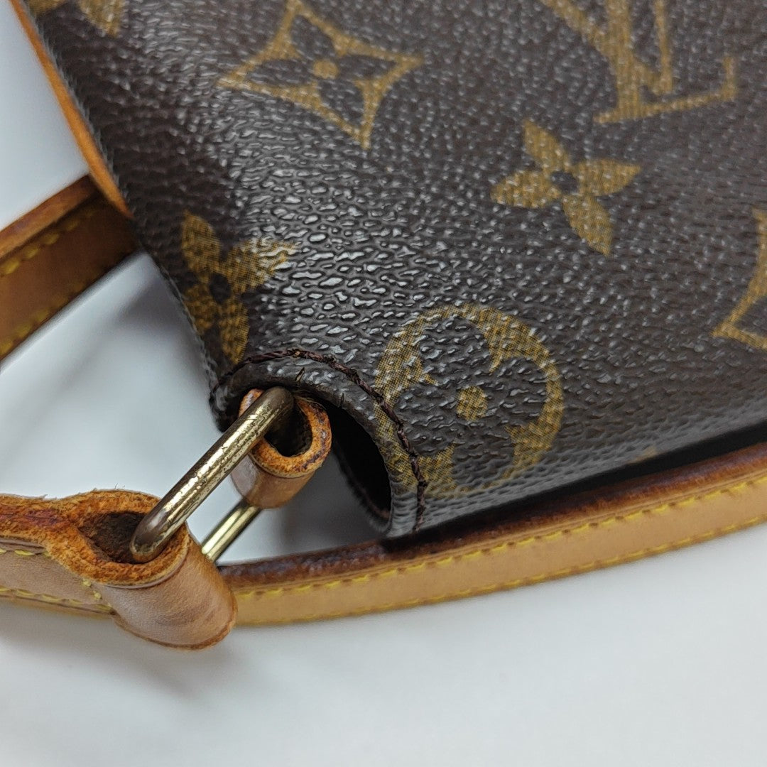 MUSETTE TANGO PM Monogram Coated Canvas Brown