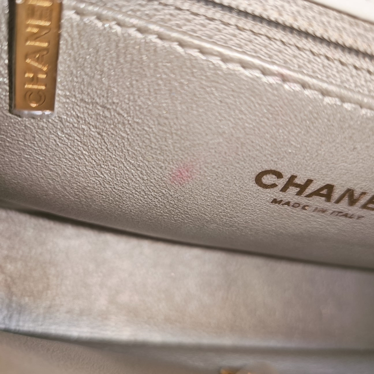 Calfskin Shoulder Bag White