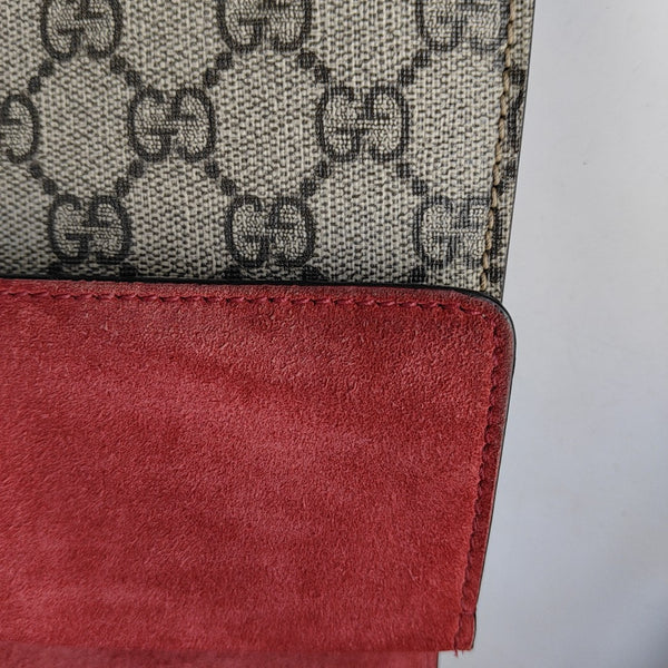 Dionysus Mini Monogram Coated Canvas Beige