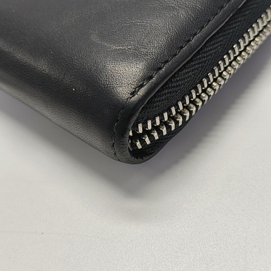 Calfskin Coin Purse Black
