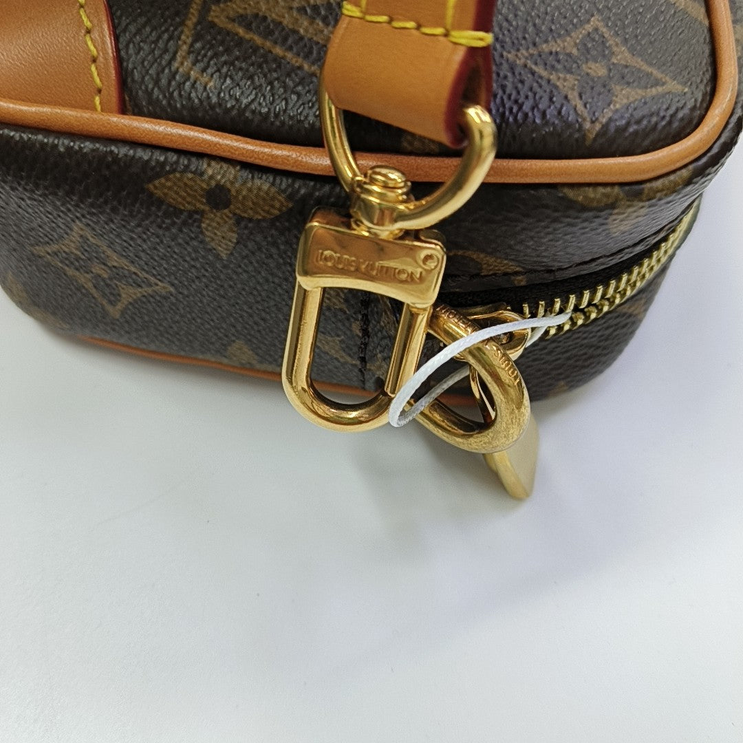 MARLY DRAGONNE Mini Monogram Coated Canvas Brown