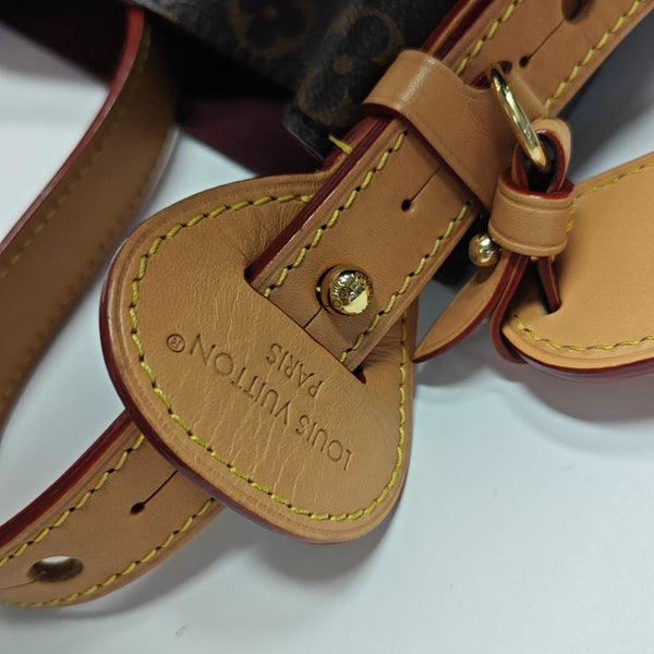 ALL IN BB Monogram Coated Canvas Brown