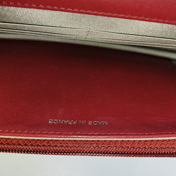 CC TIMELESS Grained Calfskin Red