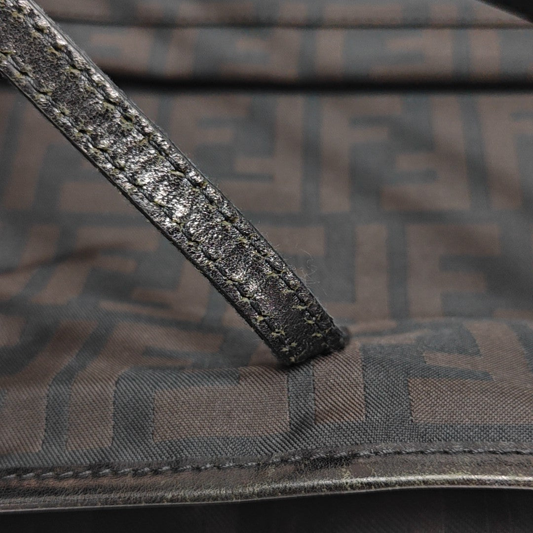 Fabric Tote Bag Brown