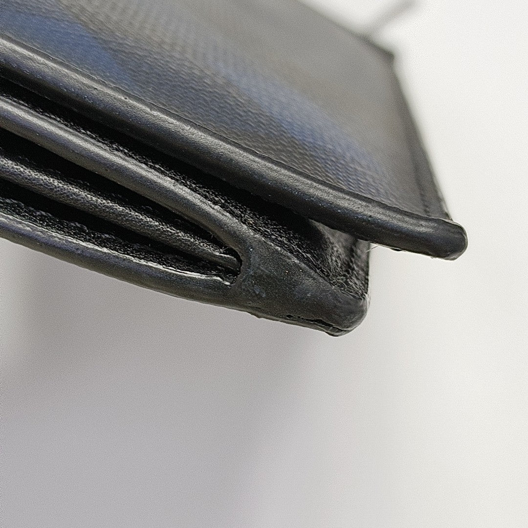 London Coated Canvas Gray Wallet