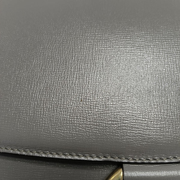 GG Ring Medium Calfskin Gray