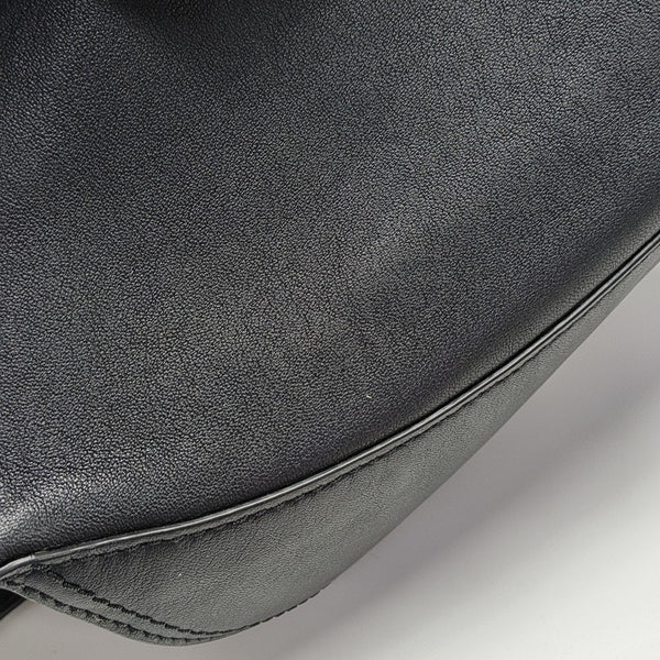 Calfskin Shoulder Bag Black