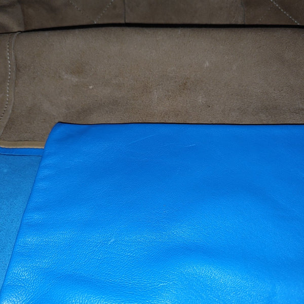 VERTICAL CABAS Medium Calfskin Blue