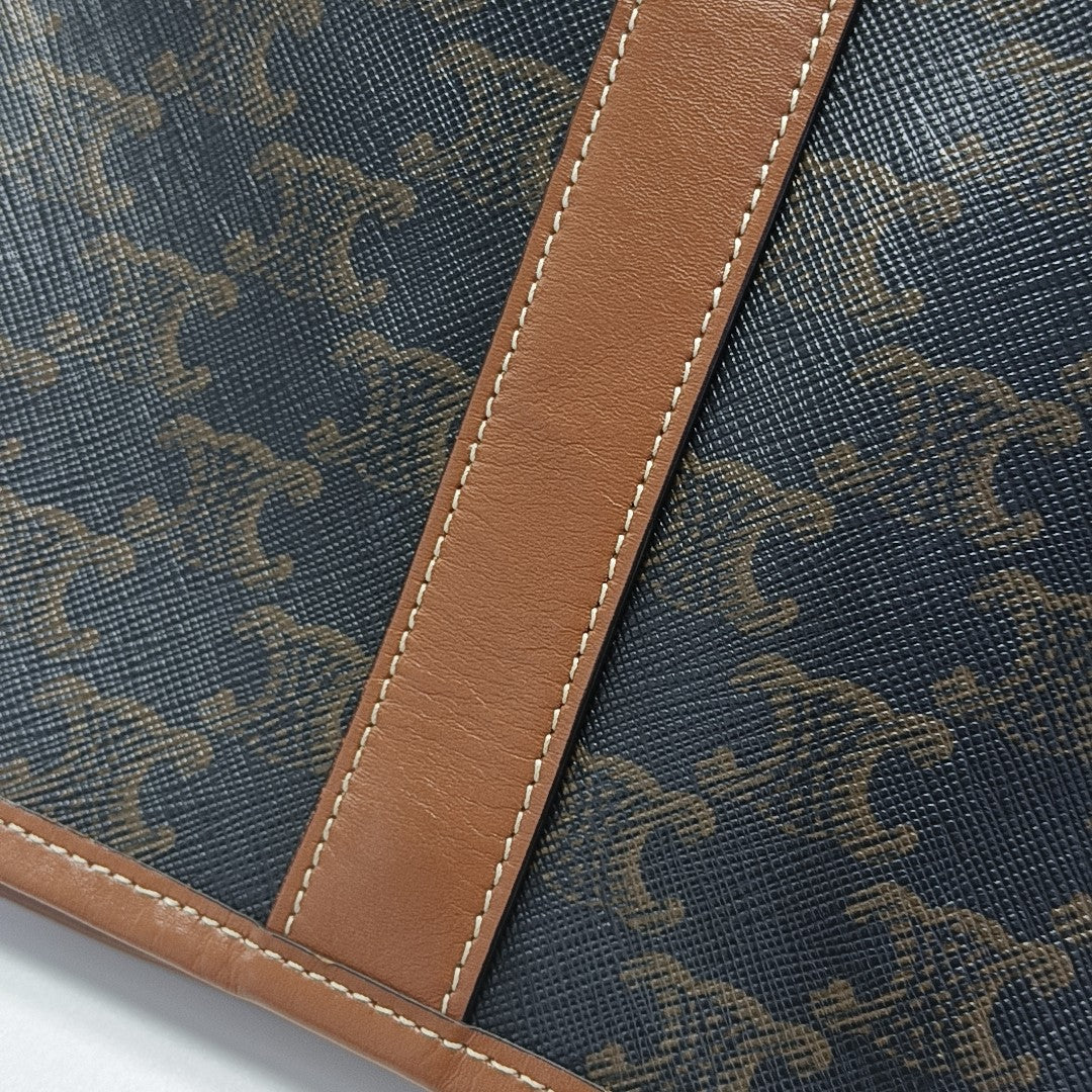 TRIOMPHE CANVAS Medium Coated Canvas Brown