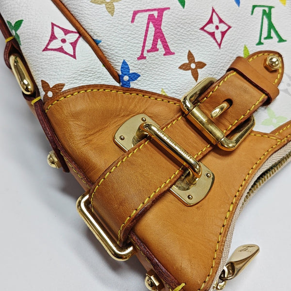 GRETA Monogram Coated Canvas White