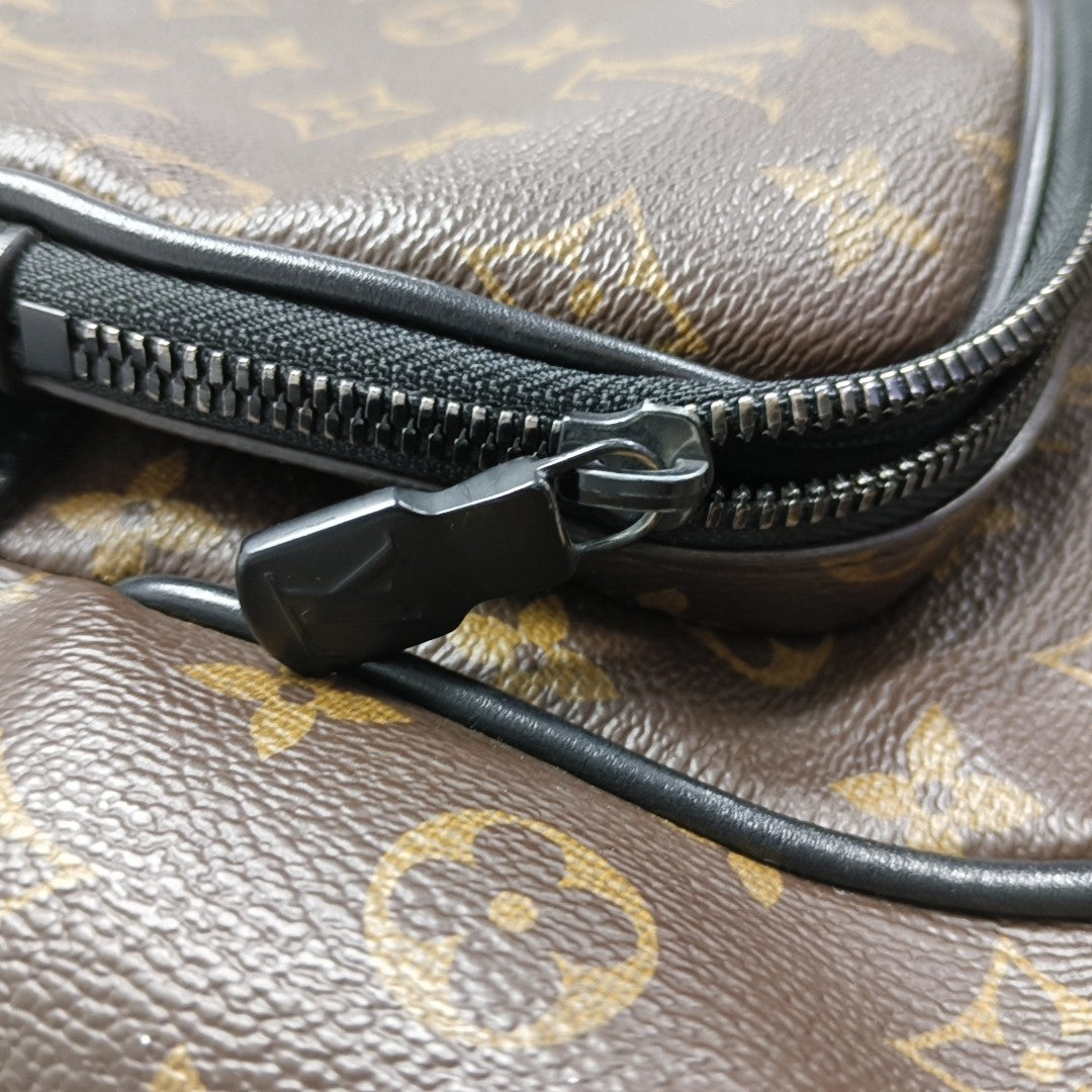 DEAN Monogram Coated Canvas Brown