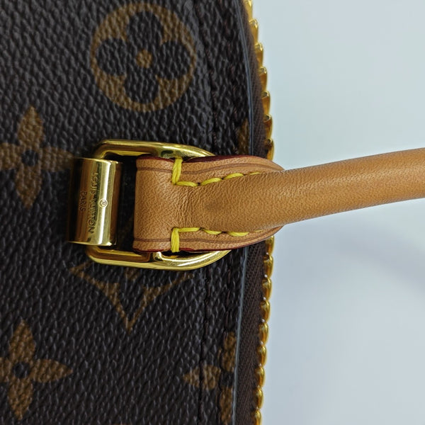 MOON ALMA Monogram Coated Canvas Brown
