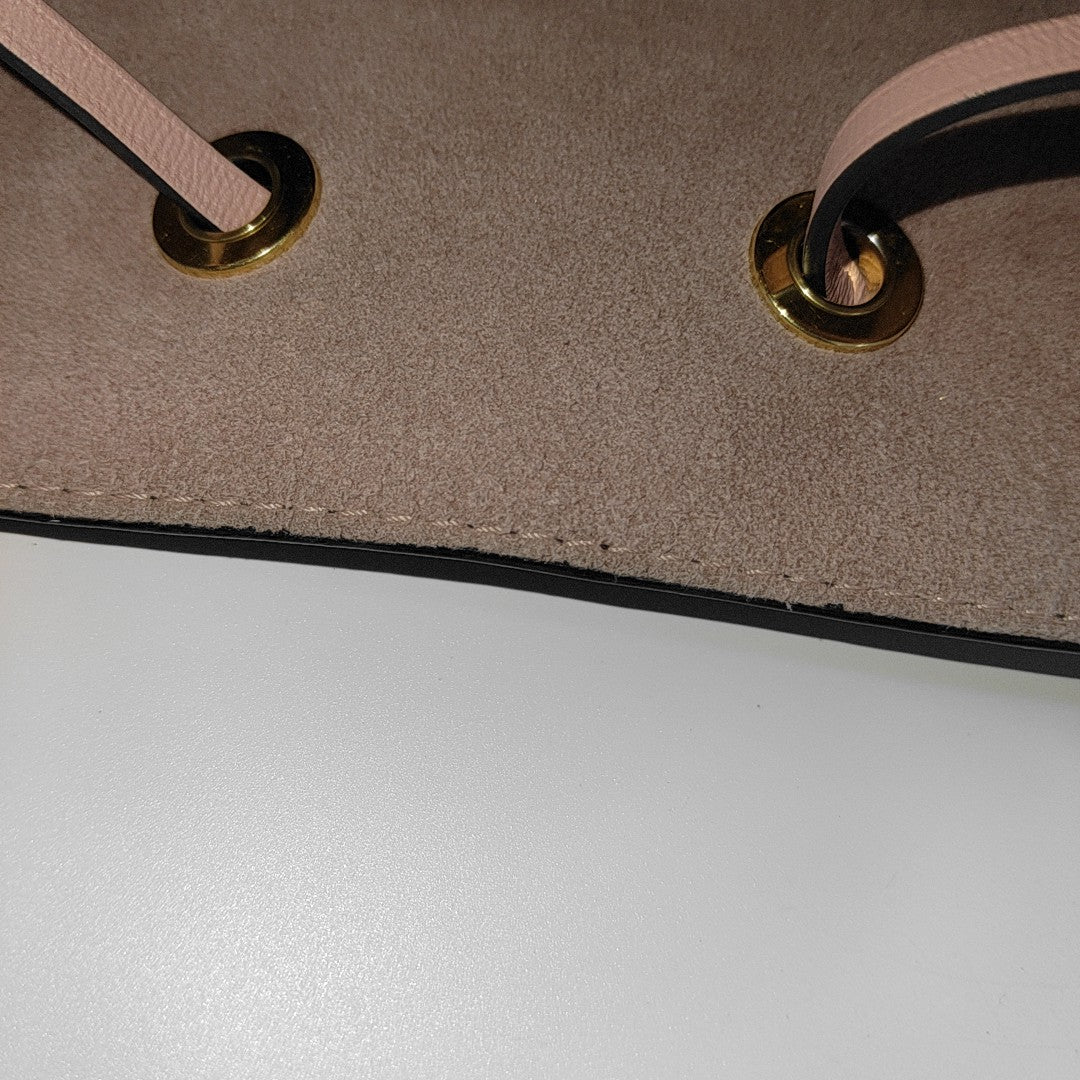 NÉONOÉ MM Monogram Coated Canvas Brown