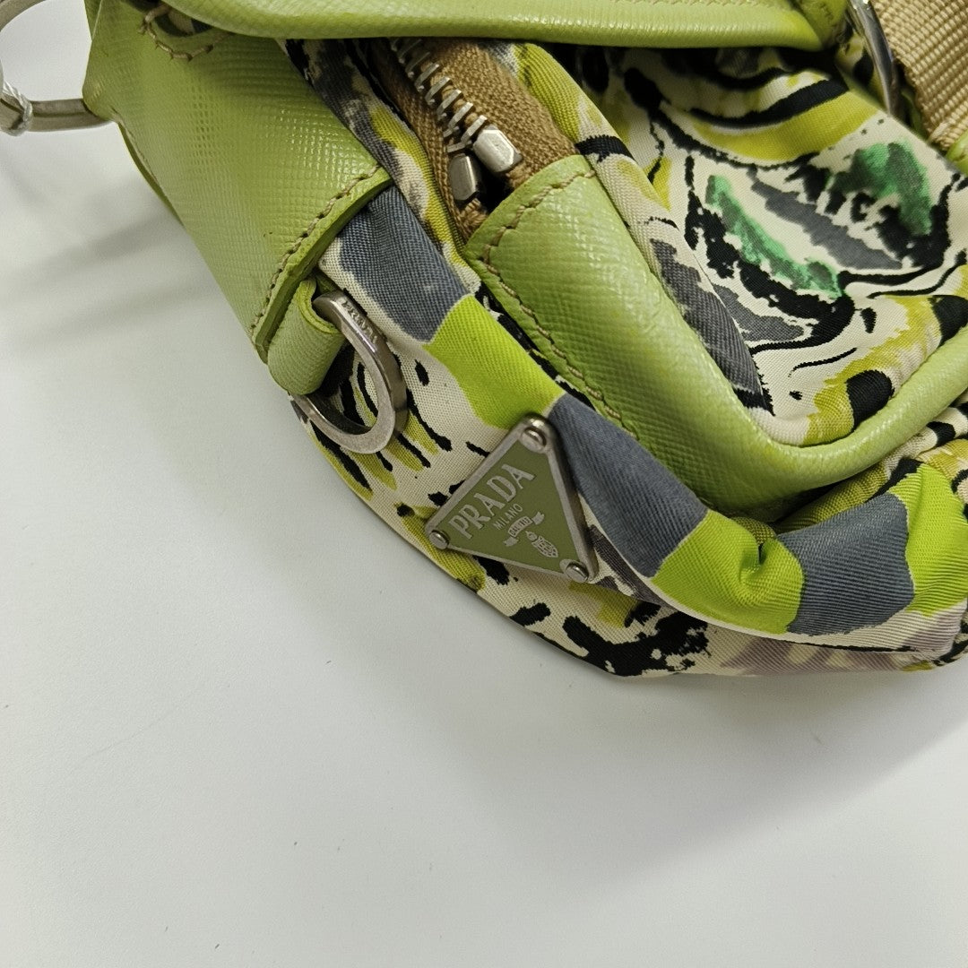 Nylon Shoulder Bag Multicolor